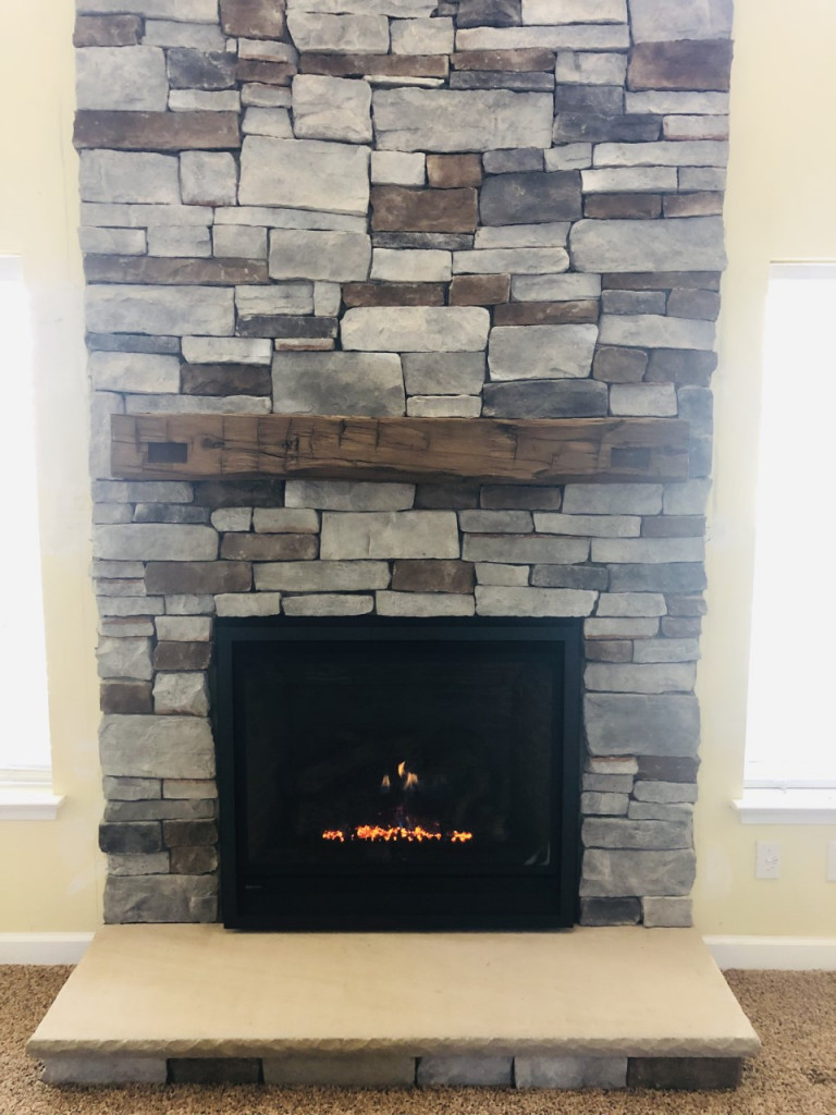 Fireplaces Install Gallery Energy, How To Install Stone Around Gas Fireplace