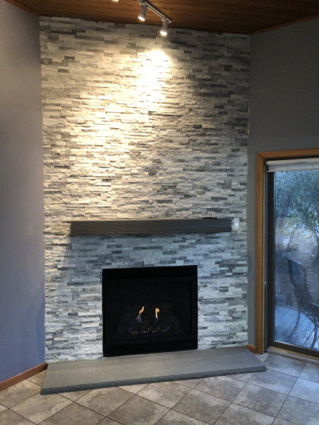 Fireplaces Install Gallery Energy, Faux Stone Gas Fireplaces